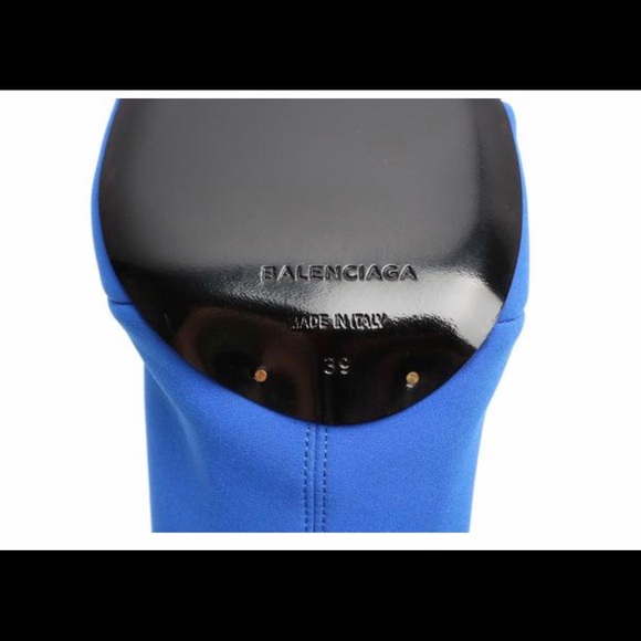 Balenciaga Blue Neoprene Sandals - Picture 5 of 5
